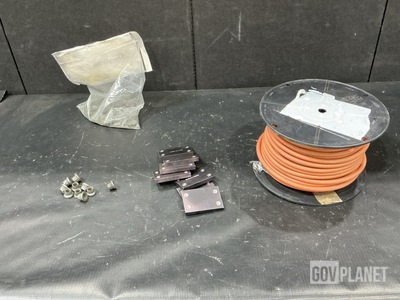 (250') of Cable, (76) Hexagon Nuts, (15) Plates & Assorted Items