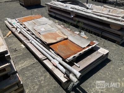 (2) Lots of Assorted Metal Sheets, Bars & Rods