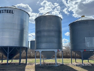 Westeel +/- 2000 bu 6 Ring Hopper Grain Bin