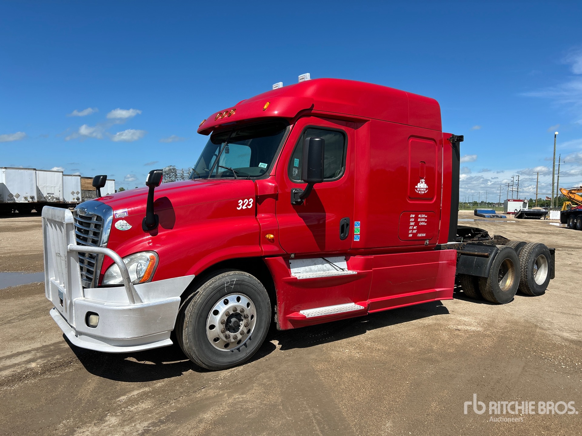 2015 Freightliner Cascadia 125 T/A Sleeper Truck Tractor