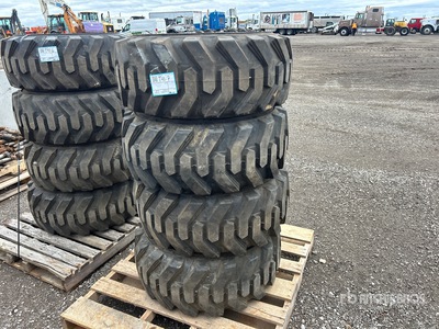 Quantity of (4) 12-16.5 Skid Steer Tires