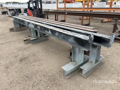 Quantity of (4) 20 ft i-Beam Stands