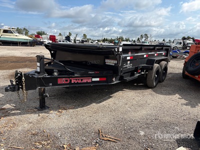 2025 ED Trailers GDT83142716S-BP 14 ft T/A Dump Utility Trailer