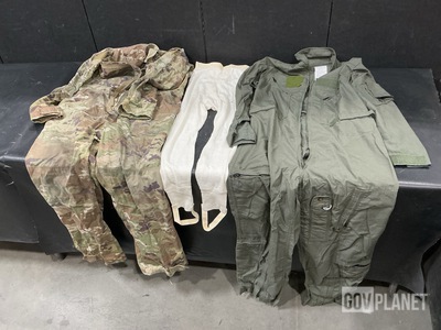 (23) Pairs of Flyer’s Coveralls, (6) Pairs of Flyer’s Drawers & Assorted Items