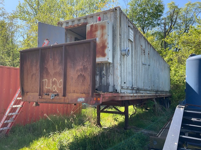 Mobile Processing Station Mounted on 53 Ft T/A Flatbed (Inoperable)