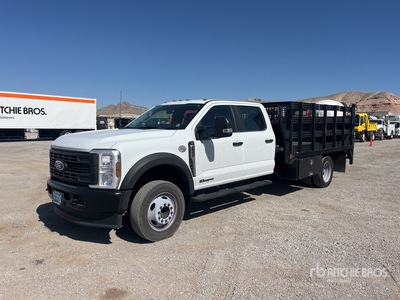 2024 Ford F-550 4x2 Crew Cab Flatbed Truck
