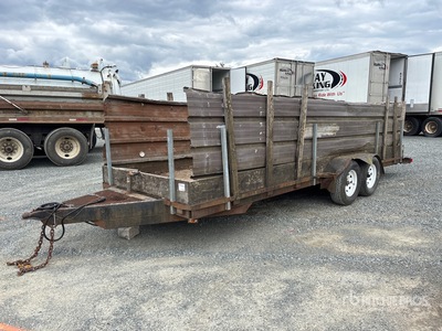 2002 Ubilt 20 ft T/A مقطورة مسطحة