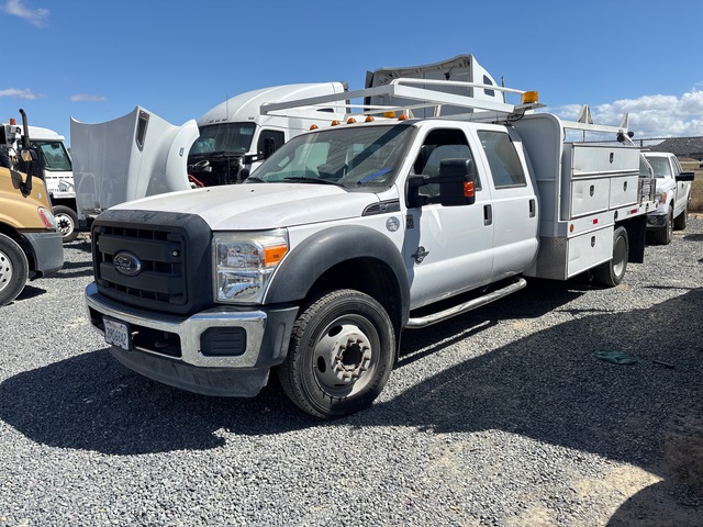 2016 Ford F-450 XL 4x2 Crew Cab Flatbed Truck 2016 Ford F-450 XL 4x2 Crew Cab Flatbed Truck