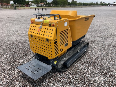 2026 SDLOOL X1200D Stand-On Mini Crawler Mini Volteo sobre Orugas (Sin Usar) / Concrete Buggy (Unused)