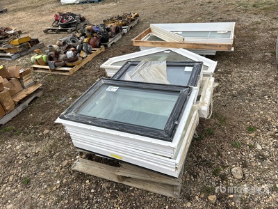Quantity of (2) Pallets of Shop/House Windows