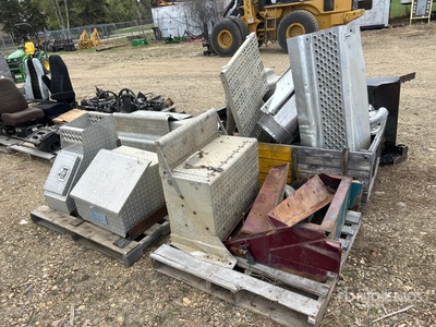 Quantity of (6) Pallets of Aluminum Truck Steps & Side Compartments