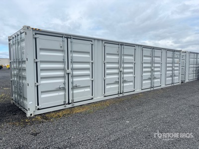 2025 40 ft High Cube Multi-Door Storage Container