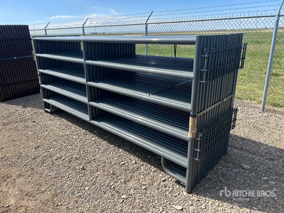 Quantity of (17) 2026 BYT MSP120 12 ft Magnum Ranch Panneau pour bétail (Unused)