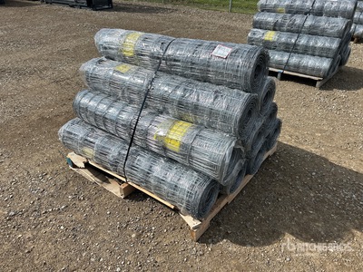 Quantity of (10) 2026 BYT FFC762 330 ft x 4 ft Galvanized Farm Staccionata (Unused)