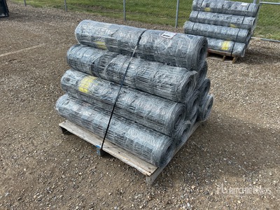 Quantity of (10) 2026 BYT FFC762 330 ft x 4 ft Galvanized Farm Staccionata (Unused)