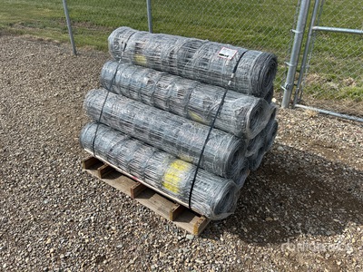 Quantity of (10) 2026 BYT FFC762 330 ft x 4 ft Galvanized Farm Staccionata (Unused)
