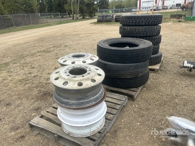 Quantity of (8) 11R24.5 Tires