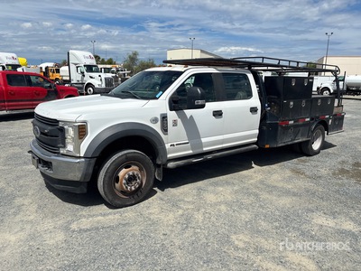 2018 Ford F-550 XL 4x4 Crew Cab Camion à Plateau