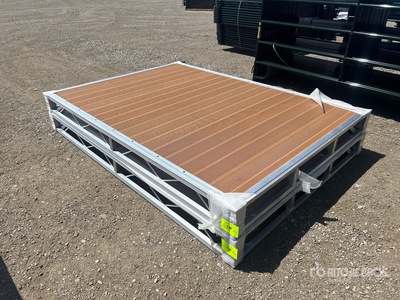 Quantity of (2) 2026 BYT BDF6 6 ft x 8 ft 5 in Aluminum Boat Dock Section Kit 船舶・海運業機器 - その他 (Unused)