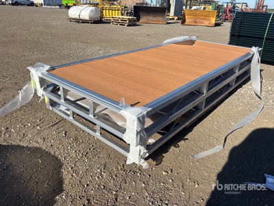 Quantity of (2) 2026 BYT BDF410 4 ft x 10 ft Aluminum Boat Dock Section Kit (Unused)
