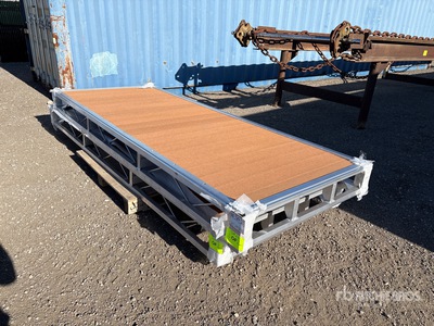 Quantity of (2) 2026 BYT BDF410 4 ft x 10 ft Aluminum Boat Dock Section Kit (Unused)