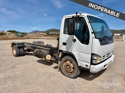 2006 Isuzu NQR Series 4x2 Cab Chassis Cab & Chassis (Inoperable)