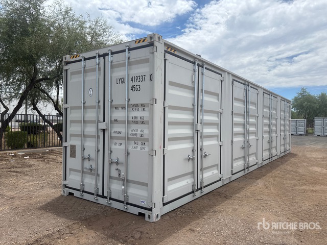 2026 40 ft High Cube Multi-Door Storage Container