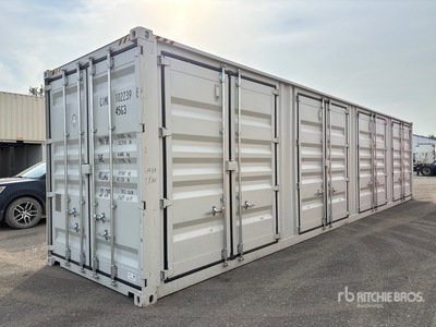 2025 40 ft High Cube Multi-Door Storage Container