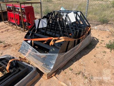 Quantity of (10) 2026 Mower King SA 48 in Skid Steer Forks (Unused)