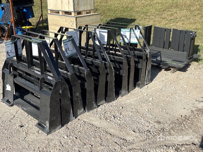 Quantity of (10) 2026 Mower King SA 48 in Skid Steer Forks (Unused)