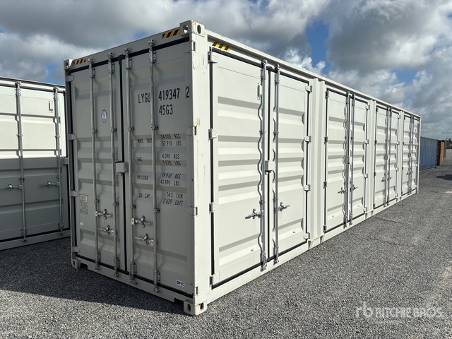 2026 40 ft High Cube Multi-Door Storage Container