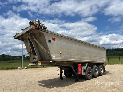 2014 Benalu C39C14 7500 mm Tri/A Aluminum Semi-Remorque Benne 3 Essieux End Dump Trailer