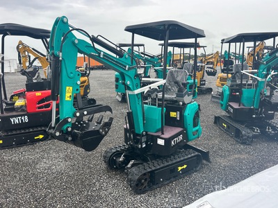 2026 CFG KT13R Mini Excavator (Unused)