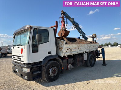 2007 Vaccari TRN8000 on 2007 Iveco Eurotech 190E31 4x2 Dump Truck with Crane
