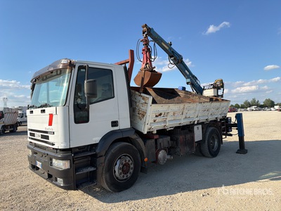 2007 Vaccari TRN8000 on Iveco Eurotech 190E31 4x2 Autocarro ribaltabile con gru