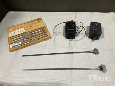 (1) Caliper Set, (2) Light Controls, (2) Gage Rods & Assorted Items
