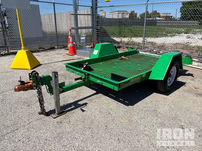 2018 Vermeer TLR33 2130 lb 8 ft S/A Equipment Trailer