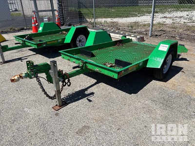 2017 Vermeer TLR33 2130 lb 8 ft S/A Equipment Trailer