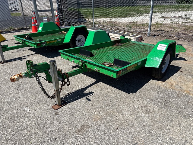 2017 Vermeer TLR33 2130 lb 8 ft S/A Tilt Deck Trailer