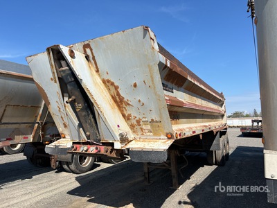 1999 Midland SX2400 24 ft 6 in T/A مقطورة للتفريغ الخلفي