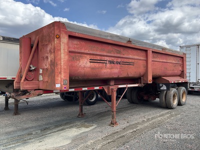 1998 Trail King 28 ft T/A End Dump Trailer