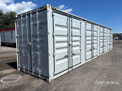 2025 40 ft High Cube Multi-Door Storage Container
