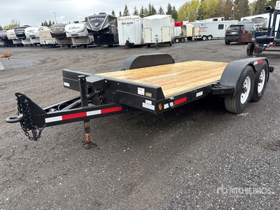 2001 Landoll LT101 14 ft T/A Remolque Portamaquinaria
