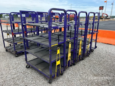 Quantity of (5) Rolling Cart