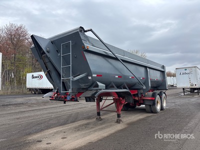 2005 Midland SK240 24 ft T/A Quarter Frame End Dump Trailer