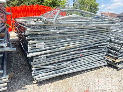Quantity of (29) 12 ft x 6 ft Temporary Construction Fencing Divers