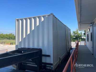 12 ft x 7 ft 4 in Containerized Mobile Office