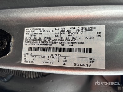 2021 Ford F-150 XLT 4x4 Crew Cab Pickup