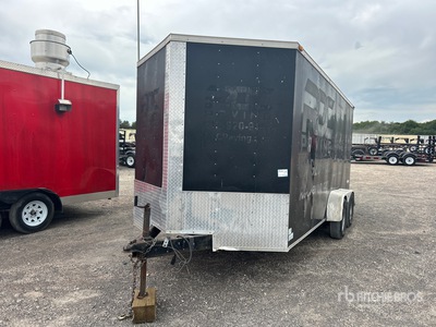2016 Lark VT716TA 16 ft T/A Gesloten aanhangwagen