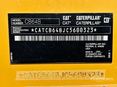2017 Cat CB64B Double Drum Roller